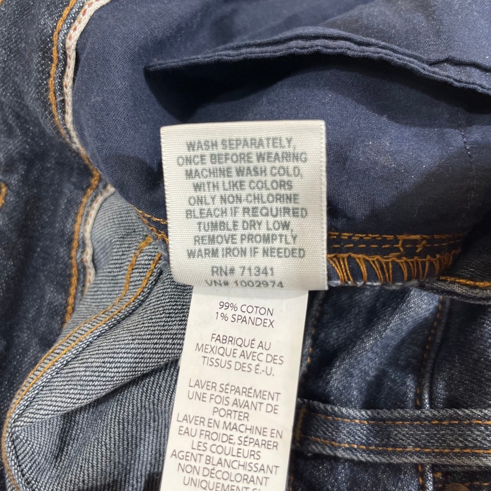 L.L.Bean Favorite Fit Jeans Women 12 MT Blue Straight Leg Medium Wash 292220 - Picture 7 of 13